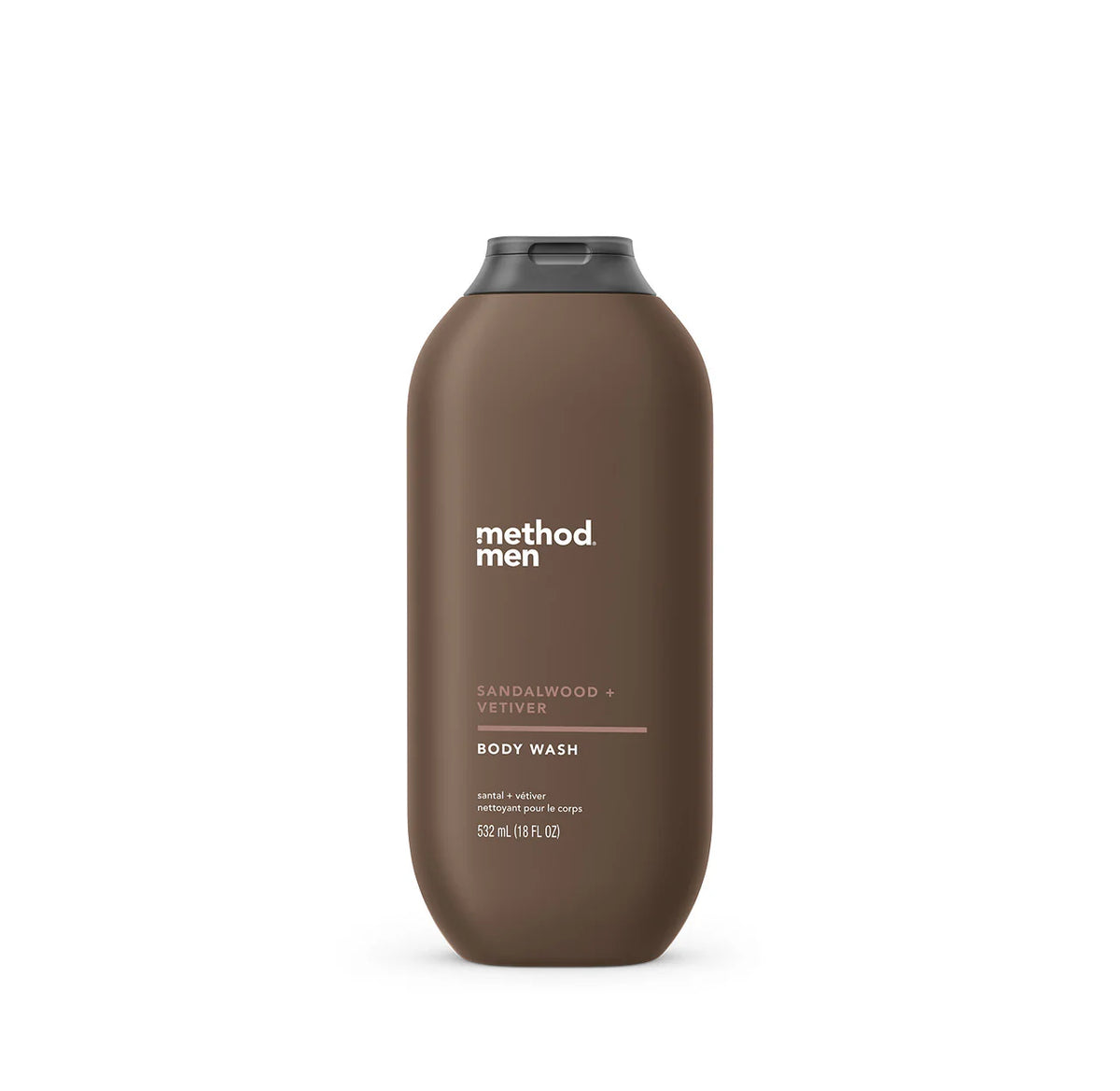 men body wash - sandalwood + vetiver, 18 fl oz
