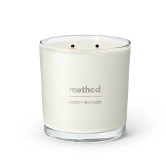 premium soy candle - violet + lavender, 14 oz